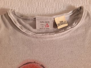 Camiseta Spiderman Zara 6 años