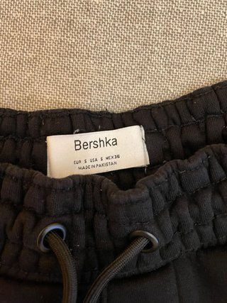 Pantalón chándal negro cargo