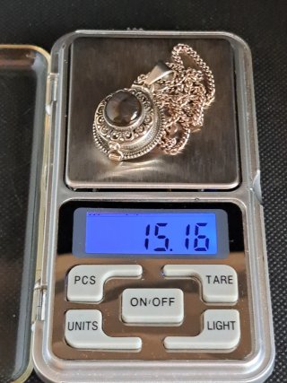 Colgante Vintage Plata Ley 925 Labradorita