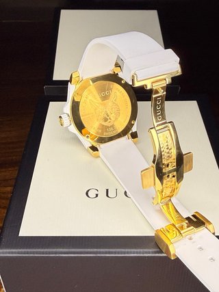 Gucci Dive Coleccion Gato Oro Rosa con Caja