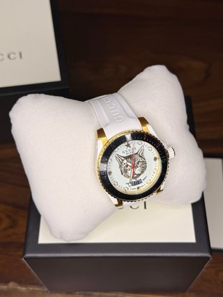 Gucci Dive Coleccion Gato Oro Rosa con Caja