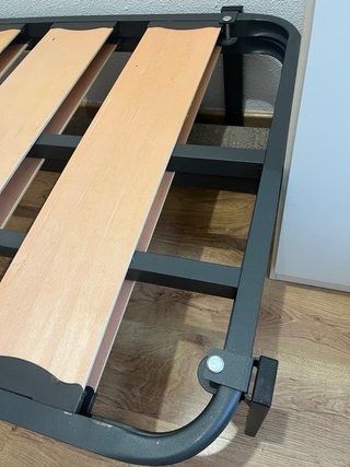 Cama nido metálica 90x190 + 2 colchones visco