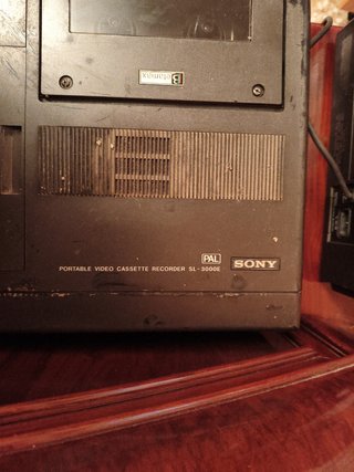 Videograbadora Sony Betamax Portátil