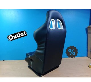 LK ASIENTO BAQUET UNIVERSAL NEGRO PIEL ESTILO EVO R022024C1