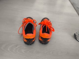 Zapatillas Adidas Multitaco Talla 33 Naranja/Negro