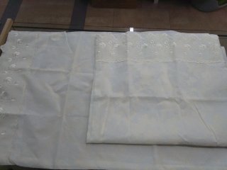 Juego de fundas Vintage Algodón Bordado Floral