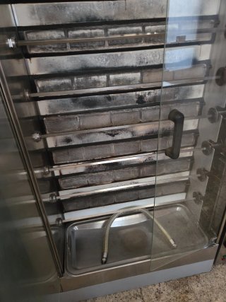 Asador Rotativo Industrial de Pollos