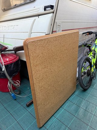 Mesa plegable sterckeman para caravana de 75 x 85