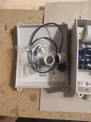 Quadro comando motore monofase HP 1/ kW 0.75