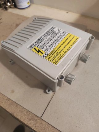 Quadro comando motore monofase HP 1/ kW 0.75