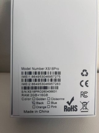 Mini Móvil XS18Pro Android 9 2GB 16GB Dual SIM