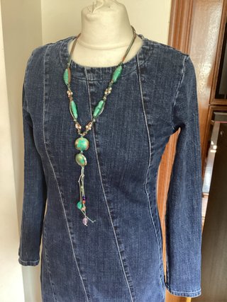 Vestido largo Pull&Bear Vaquero M