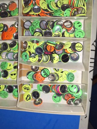 Gran Lote Chapas Acid House Smile 80s