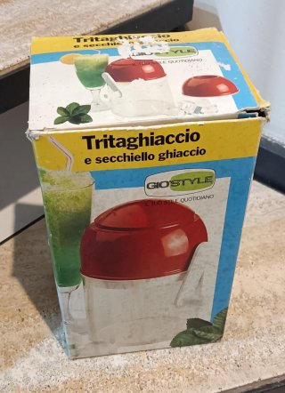 Tritaghiaccio manuale vintage Gio'Style anni '80