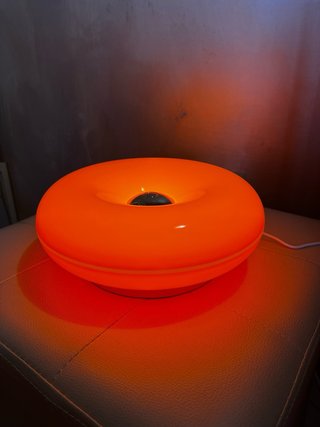 Lampada Donut LED Arancione USB Vintage
