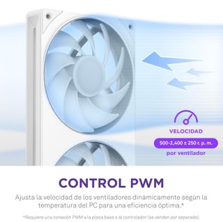 NZXT F360 RGB Core 360mm 3 ventiladores RGB 120 mm
