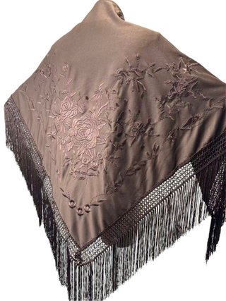 Manton Flamenco Marrón 150x70cm