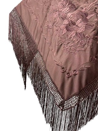 Manton Flamenco Marrón 150x70cm