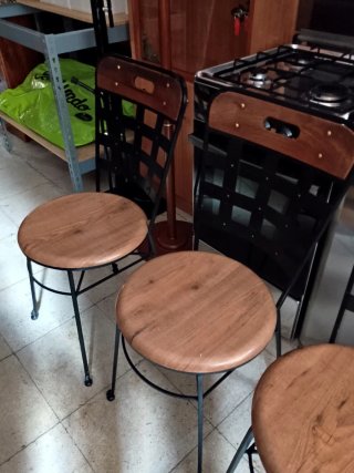 Sillas Aranjuez Hierro Fundido y Madera