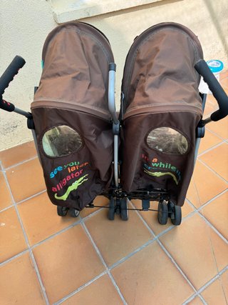 Silla Gemelar Marrón con Dibujos COSATTO