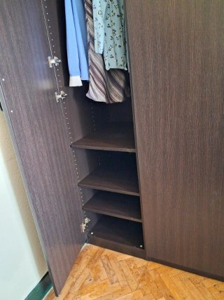 Armarios IKEA color wengué