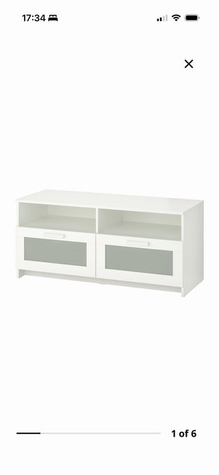 Mueble TV Ikea Brimnes Blanco