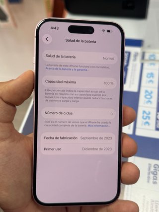 IPHONE 15 ROSA 128GB SALUD 100%