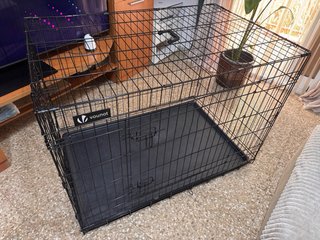 Jaula metálica XL para perros doble puerta