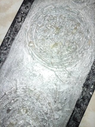 Cuadro hecho a mano metal y madera