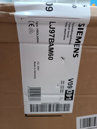 Campana extractora Siemens LJ97BAM60