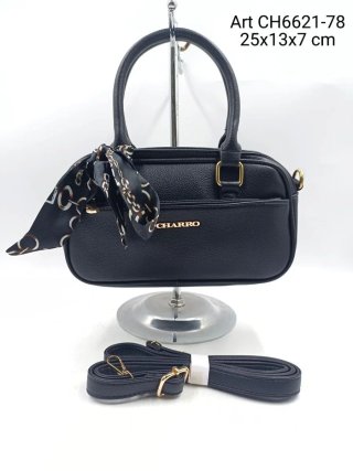Pochette Charro blu e oro