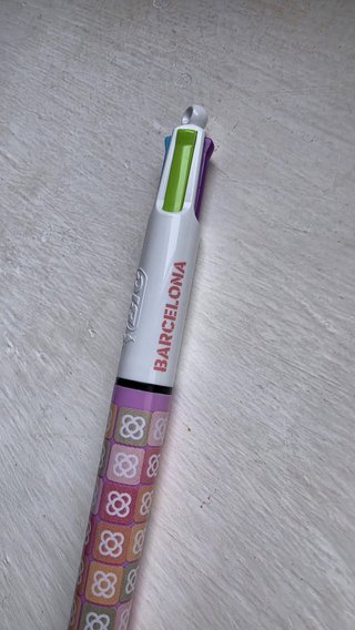 Bolígrafo BIC 4 colores Barcelona