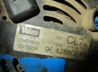 Alternador citroen 2542483a xsara picasso 1461315
