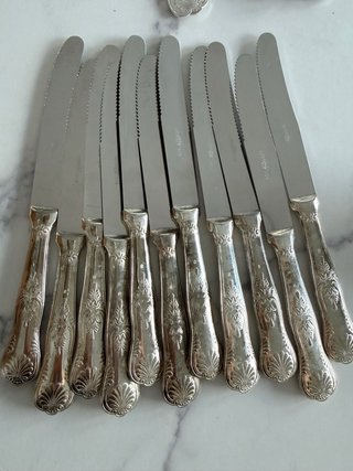 Set di posate in argento da 51 pezzi