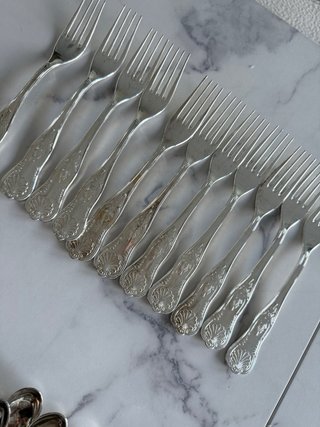 Set di posate in argento da 51 pezzi