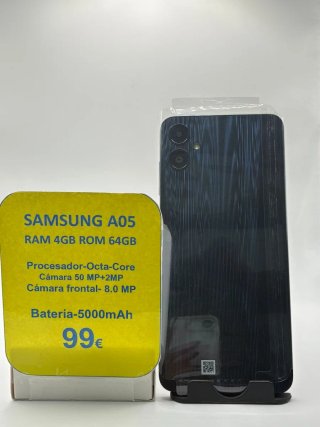Samsung A05 64GB Negro/Azul Marino
