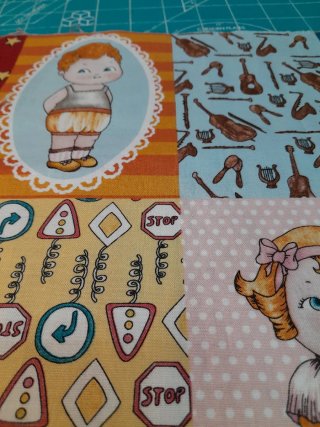Tela patchwork algodón infantil