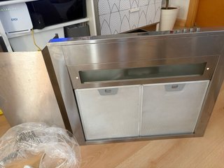 Extractor de cocina acero inoxidable