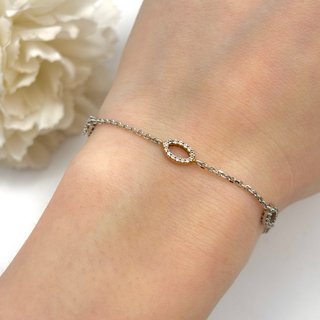 Pulsera de oro 18kt con circonitas
