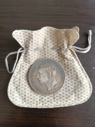 Monedas Plata 5 Pesetas Españolas 1871-1894
