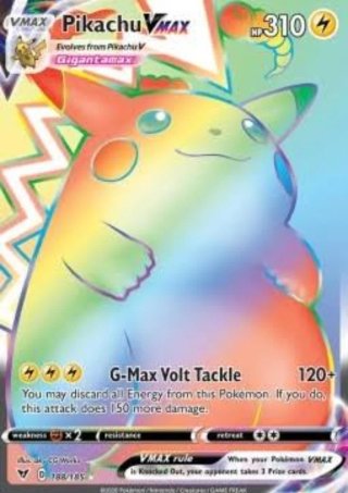 Pikachu VMAX Gigamax Carta Pokémon
