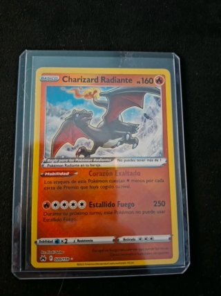Charizard Radiante PS 160 Carta Pokémon