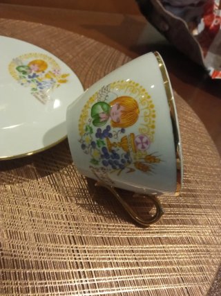 Recuerdo Primera Comunión Taza y Plato