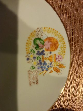 Recuerdo Primera Comunión Taza y Plato