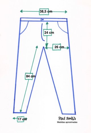 Paul Smith. Pantalón vaquero azul. W28