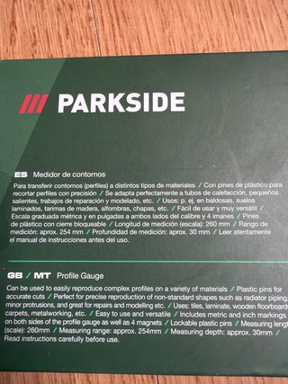 Medidor de contornos Parkside