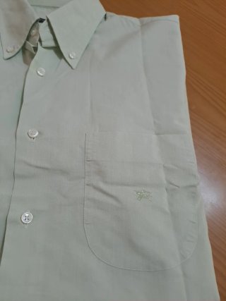 Camisa Burberry Manga Corta Verde