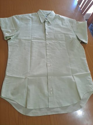 Camisa Burberry Manga Corta Verde