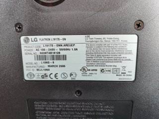 Monitor LG Flatron L1917S 19” TFT LCD