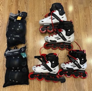 Patines Oxelo MF500 Talla 37 con protecciones